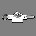 Key Clip W/ Key Ring & Betta Fish Key Tag